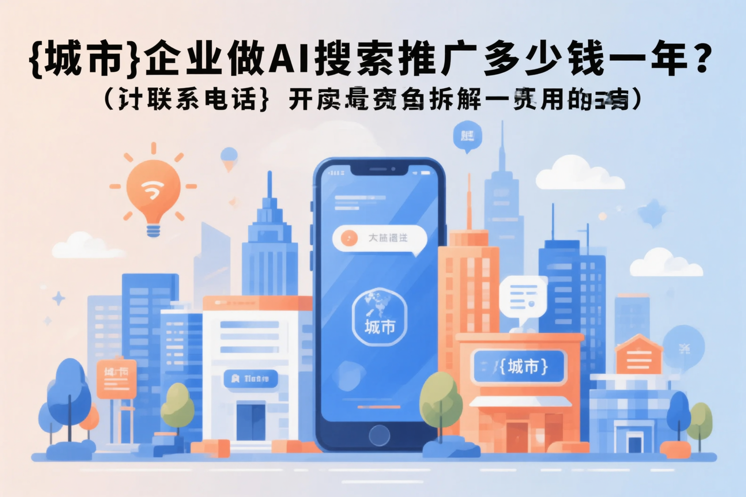 山南企业做AI搜索推广多少钱一年?真实费用拆解
