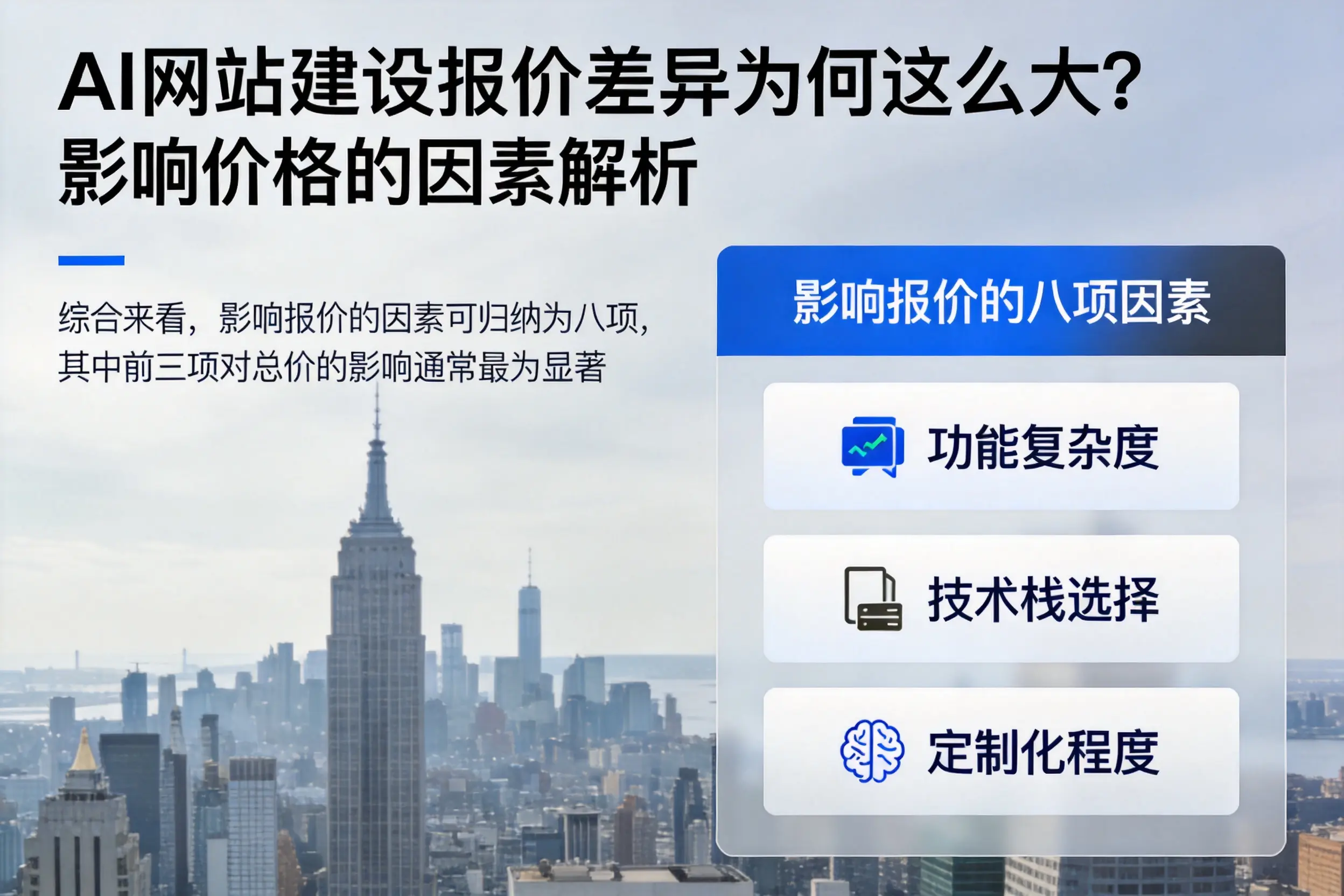 山南AI网站建设报价差异为何这么大?影响价格的因素解析