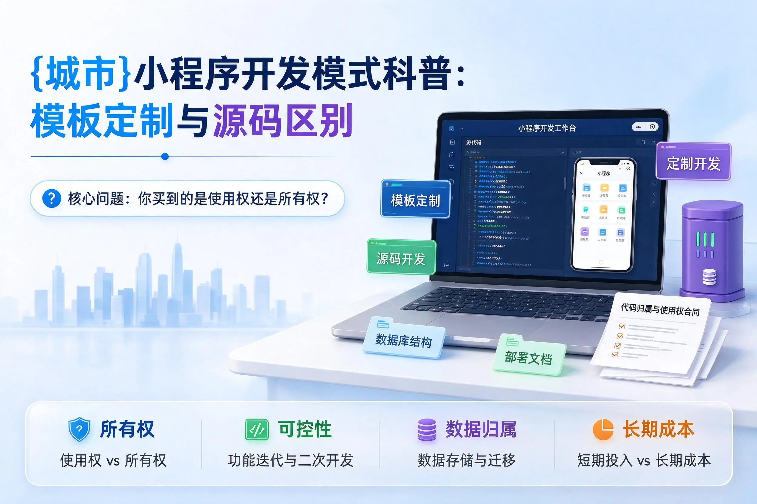 山南小程序开发模式科普:模板定制与源码区别