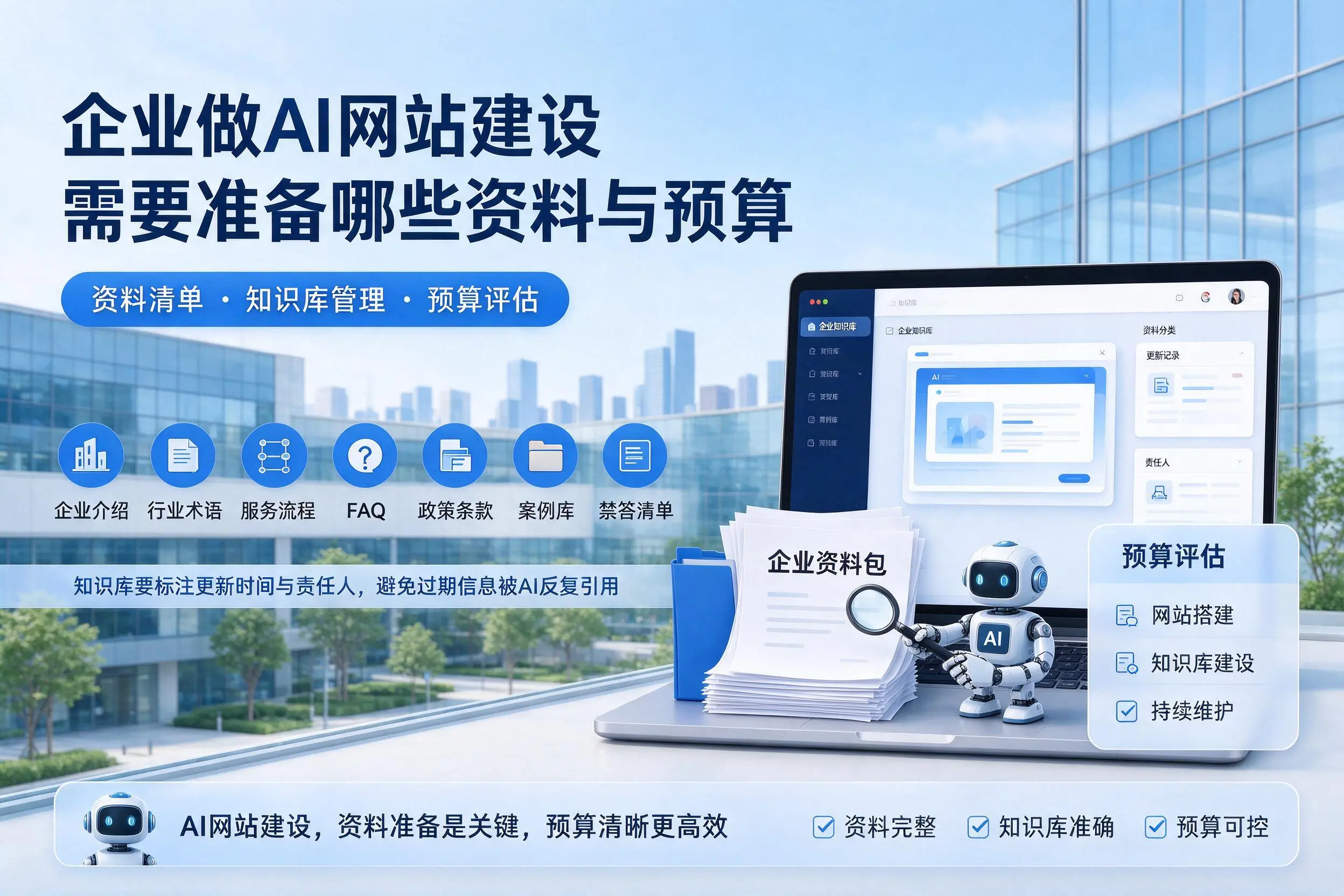 山南企业做AI网站建设需要准备哪些资料与预算
